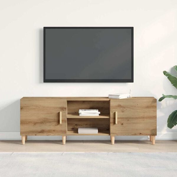 vidaXL Gabinete de TV Roble artisan 150 x 30 x 50 cm