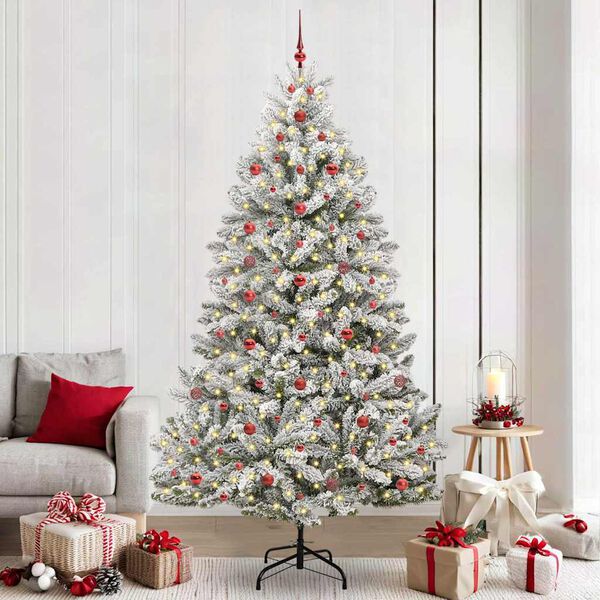 vidaXL &Aacute;rbol de Navidad artificial Verde y 240 cm PVC y Metal