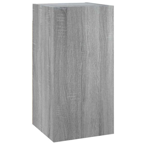 vidaXL Mueble para TV madera de ingenier&iacute;a gris Sonoma 30,5x30x60 cm