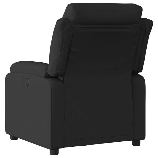 vidaXL Sill&oacute;n reclinable de tela negro