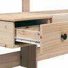 vidaXL Estructura de cama Marr&oacute;n 150 x 200 cm Madera de pino macizo