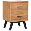 vidaXL Mesita de noche madera de teca maciza 40x35x55 cm