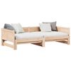 vidaXL Cama abatible de d&iacute;a Marr&oacute;n 203,5 x 184 x 56,5 cm