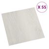 vidaXL Tableros de Suelo 55 pcs Beige 5,11 m&sup2; PVC