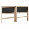 vidaXL Cabecero tapizado Taup&eacute; 180 cm Madera de pino macizo