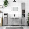 vidaXL Mueble de baño madera de ingeniería gris Sonoma 80x33x60 cm