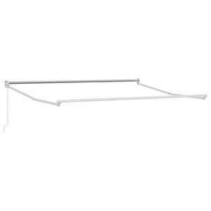 vidaXL Estructura de toldo manual 3 x 2,5 m Blanco