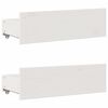 vidaXL Cama sin colchón con cajones madera de pino blanco 90x190 cm