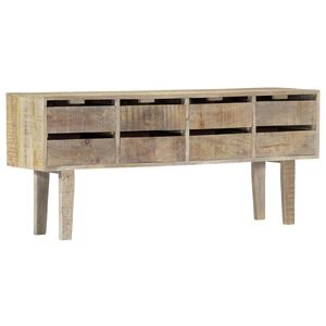 vidaXL Aparador de madera maciza de mango 140x30x60 cm