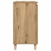 vidaXL Aparador madera contrachapada roble artisian 60x35x70 cm