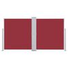 vidaXL Toldo lateral retr&aacute;ctil rojo 160x600 cm