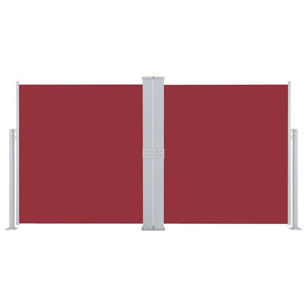 vidaXL Toldo lateral retr&aacute;ctil rojo 160x600 cm