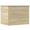 vidaXL Caja de almacenaje madera ingenier&iacute;a roble Sonoma 60x42x46 cm