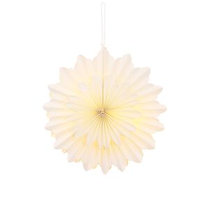vidaXL Iluminaci&oacute;n Navide&ntilde;a RAAHE 10 LED Blanco C&aacute;lido 45 x 17 x 45 cm