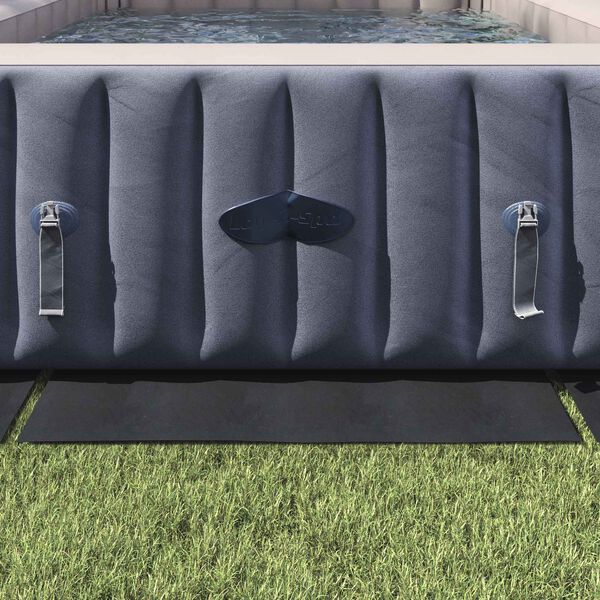 vidaXL Tapiz de suelo piscina geotextil poli&eacute;ster gris claro 550x280cm