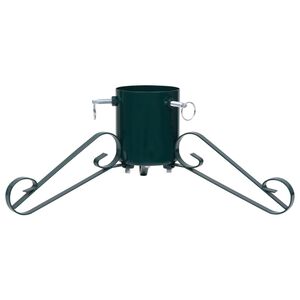 vidaXL Soporte para &aacute;rbol de Navidad verde 58x58x21 cm