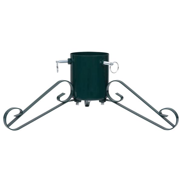 vidaXL Soporte para &aacute;rbol de Navidad verde 58x58x21 cm