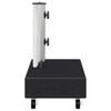 vidaXL Base de sombrilla granito negra 45x25x8 cm