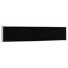 vidaXL Toldo lateral retr&aacute;ctil de jard&iacute;n negro 100x514 cm