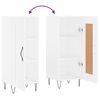 vidaXL Aparador madera de ingeniería blanco 34,5x34x90 cm