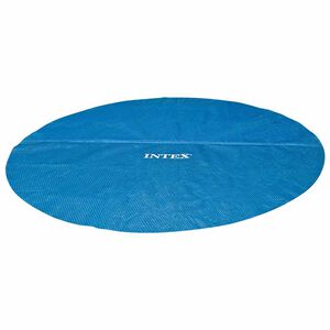 Intex Cubierta de piscina solar de polietileno azul 290 cm