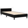 vidaXL Cama tipo Box Spring con cabecera Negro 80 x 200 cm Terciopelo