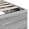 vidaXL Estructura de Cama Ottoman Gris Sonoma 193 x 120 x 25 cm