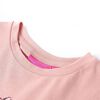 Camiseta infantil de manga larga rosa 116