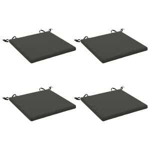 vidaXL Cojines de Asiento de 4 Piezas SOEST 4 uds. 100% Poli&eacute;ster