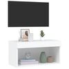 vidaXL Mueble para TV con luces LED blanco 60x30x30 cm