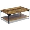 vidaXL Mesa de centro madera de mango 100x60x38 cm