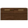 vidaXL Armario de pared madera ingeniería marrón roble 80x36,5x35 cm