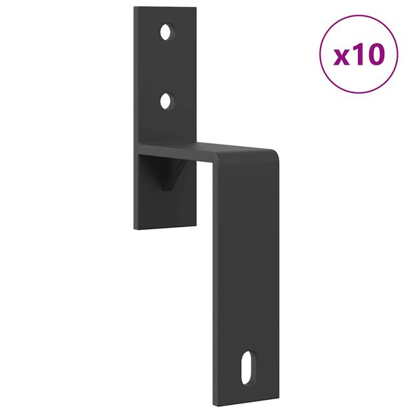 vidaXL Kit de herrajes para puertas correderas acero negro 366 cm