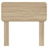 vidaXL Cabecero Roble Sonoma 75 cm Madera contrachapada