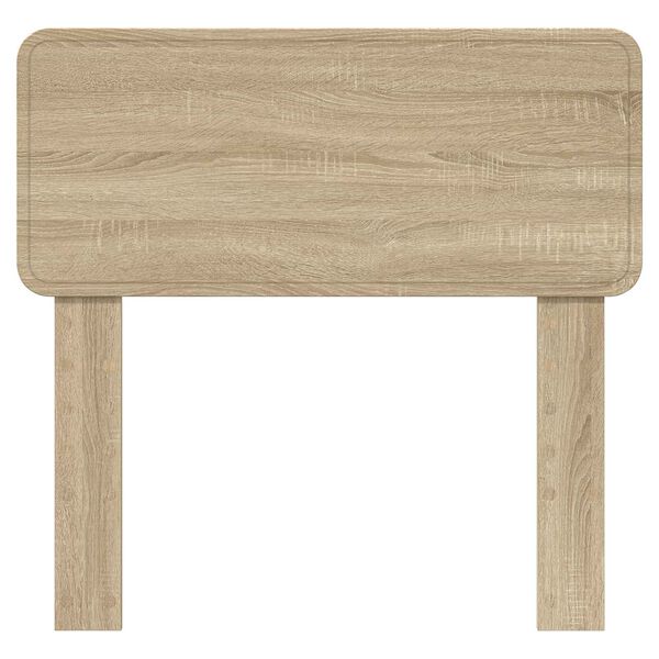 vidaXL Cabecero Roble Sonoma 75 cm Madera contrachapada