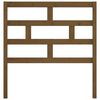 vidaXL Cabecero de cama madera maciza de pino marr&oacute;n miel 106x4x100 cm