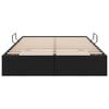 vidaXL Cama con almacenamiento Negro 120 x 200 cm Cuero sint&eacute;tico