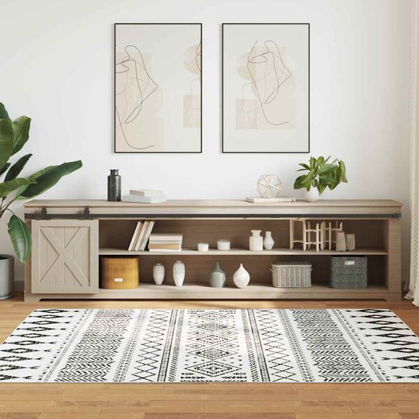 vidaXL Kit de puerta corredera de armario acero carbono 244 cm