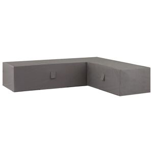 Madison Funda para juego de muebles de jard&iacute;n gris 255x255x70 cm