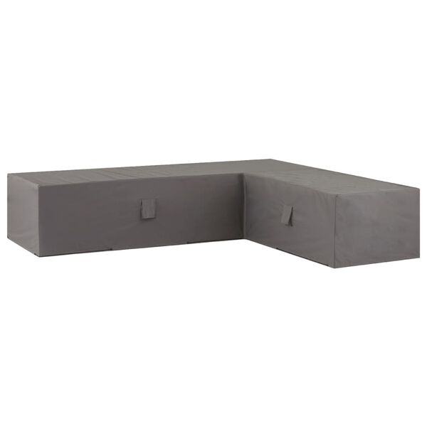 Madison Funda para juego de muebles de jard&iacute;n gris 255x255x70 cm
