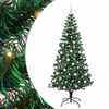 vidaXL &Aacute;rbol de Navidad Artificial Preiluminado Verde 210 cm