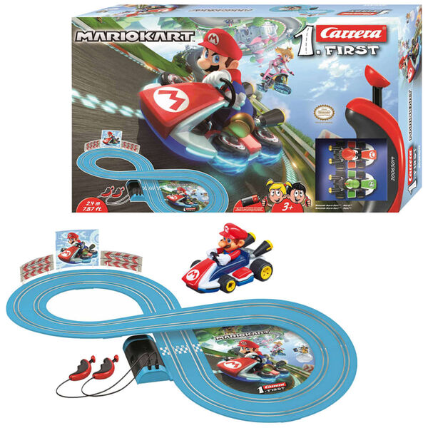 Carrera FIRST Set de pista y coches Mario Kart 1:43 20063014