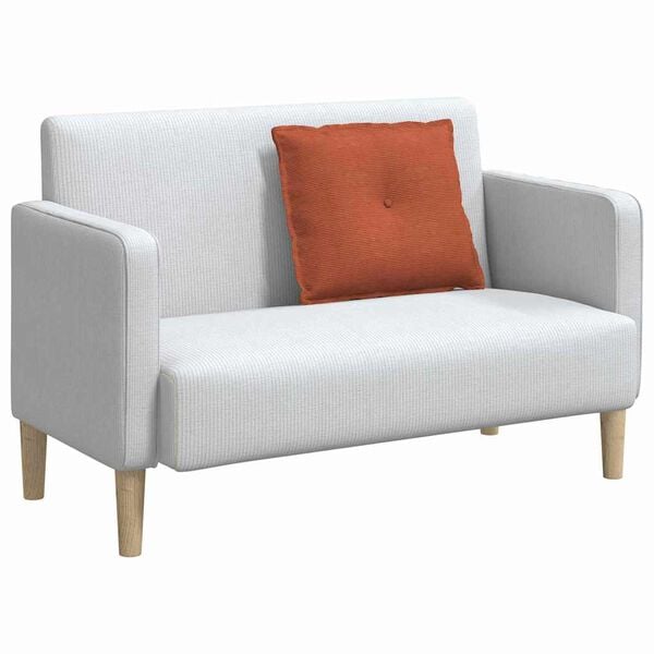 vidaXL Cojín de Espalda Rojo Naranja 60 x 50 cm Tela de pana