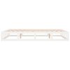 vidaXL Estructura cama de madera maciza blanca super king 180x200 cm