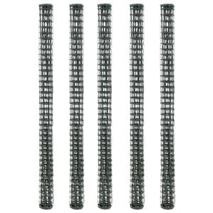 vidaXL Malla para valla de jard&iacute;n HDPE 5 unidades 1x1,2 m verde