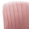 vidaXL Sillas de comedor giratorias 4 unidades de terciopelo rosa