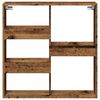 vidaXL Armario de pared madera ingenier&iacute;a madera envejecida 80x15x80cm