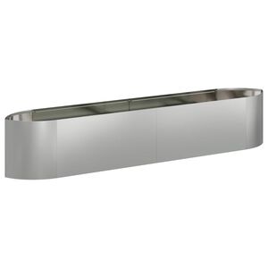 vidaXL Cama de Jard&iacute;n Elevada Acero Galvanizado 220 x 40 x 40 cm Acero
