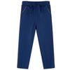 vidaXL Pantalones infantiles con cord&oacute;n azul marino 92