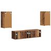 vidaXL Conjunto de mueble de TV 4 pcs Madera vieja